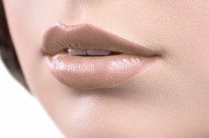 Close up of a woman's lips