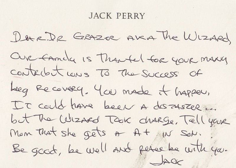 Testimonials | Newport Beach, CA | Dr. Grazer