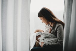 Mom Holding baby 