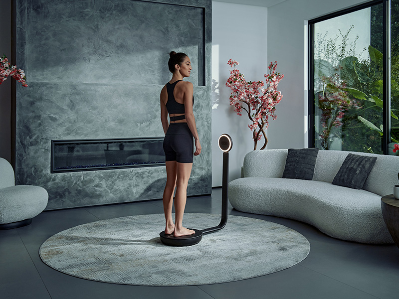 Woman using shapescale